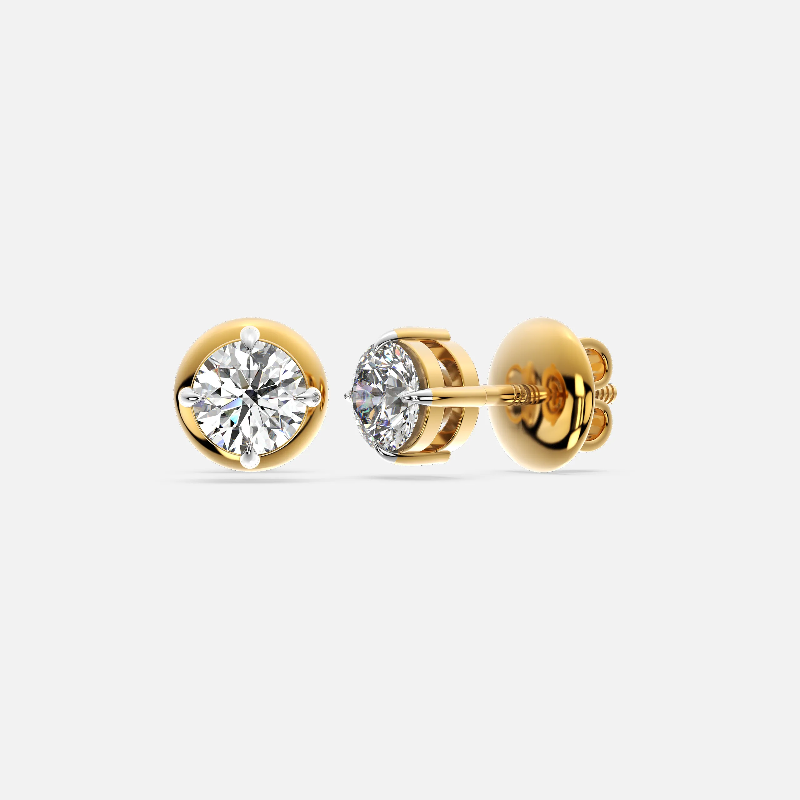 Allure Solitaire Earrings
