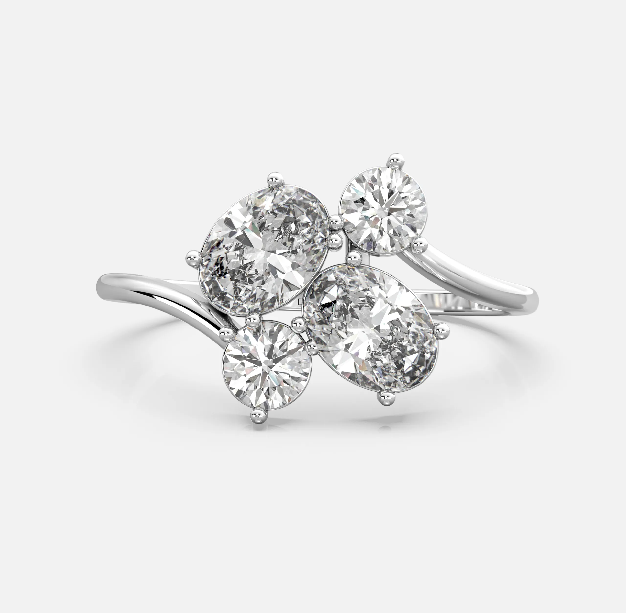 Bloom Curve Diamond Ring