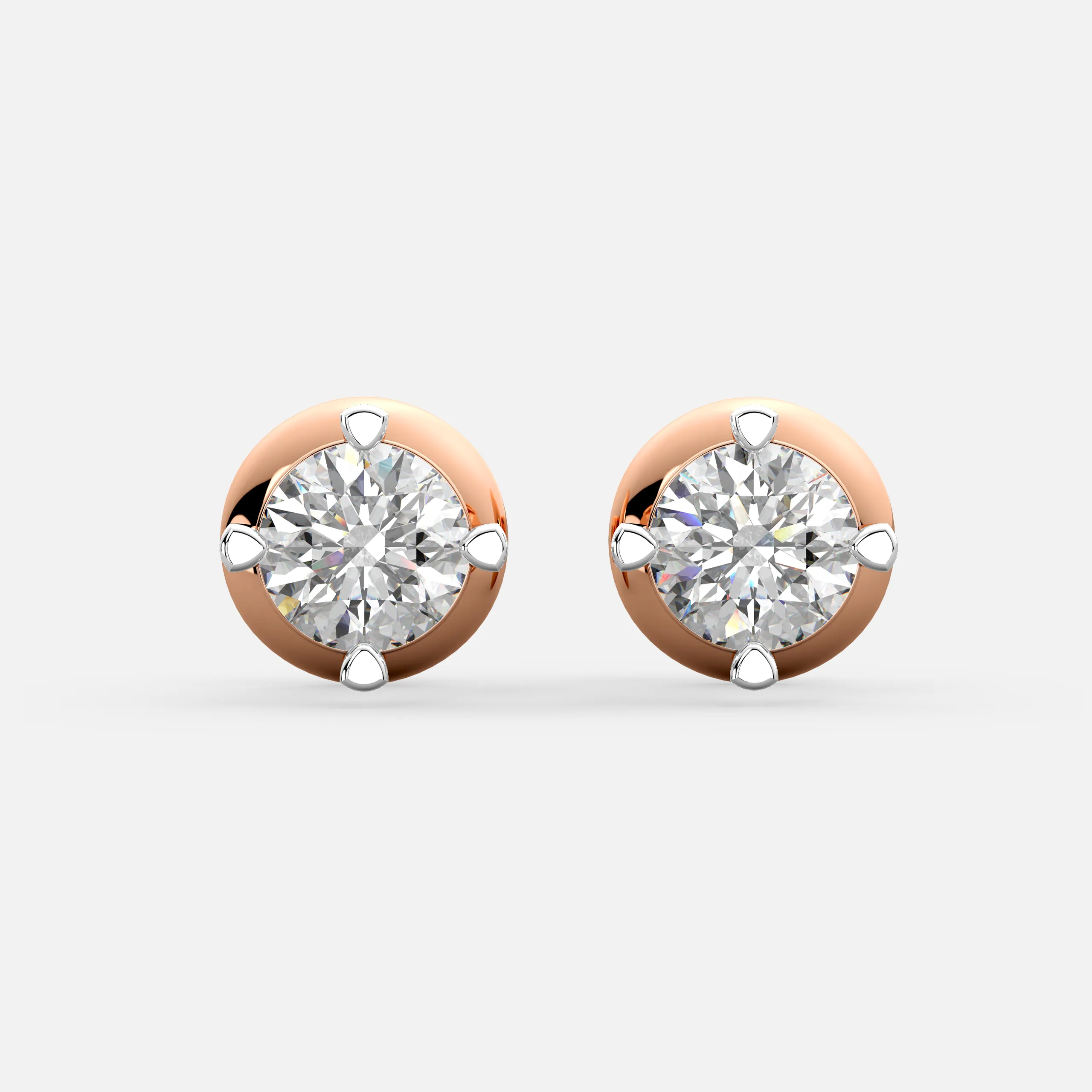 Luna Solitaire Earrings