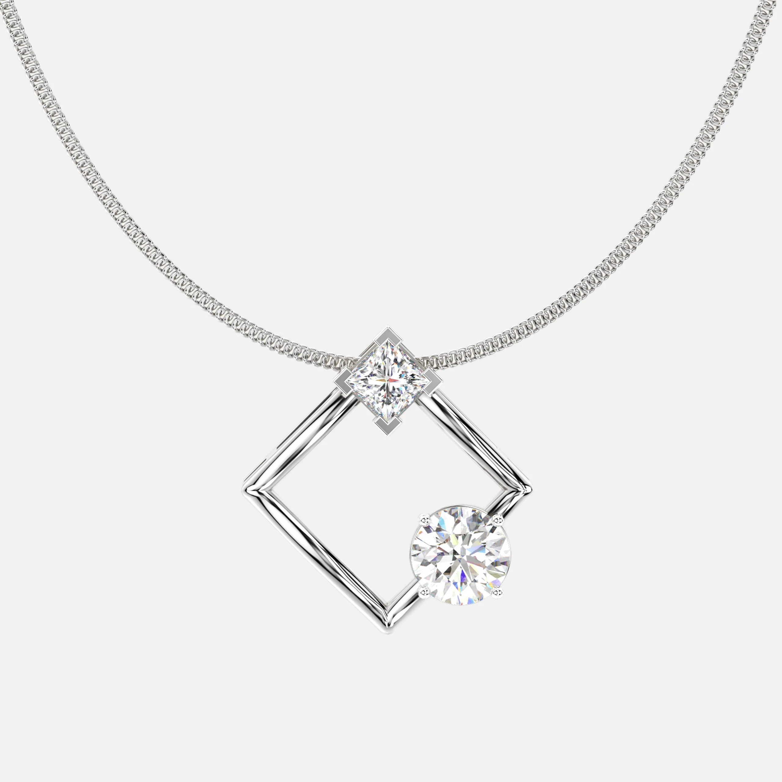 Chic Unity Diamond Pendant