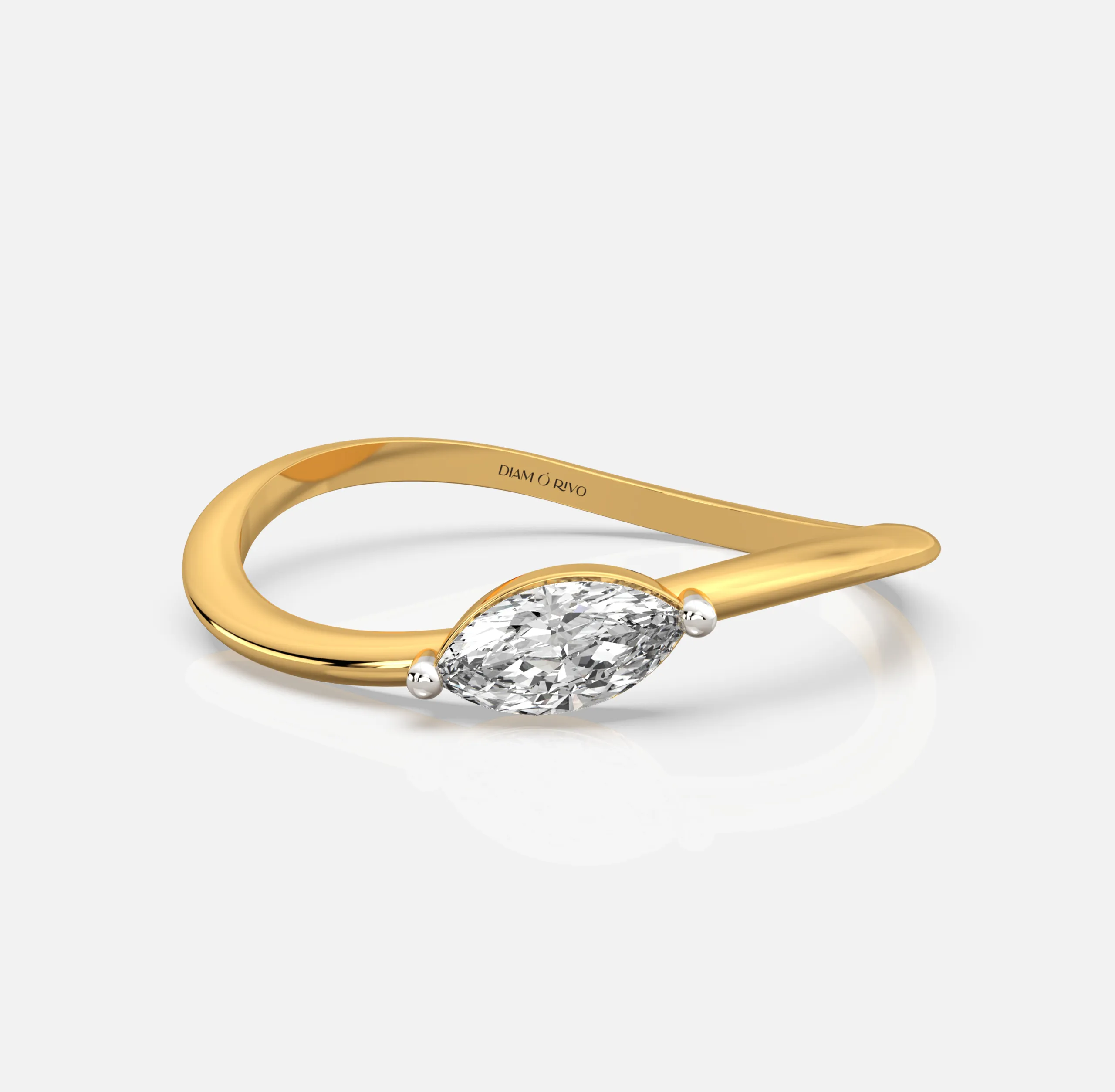 Lustre Marquise Ring