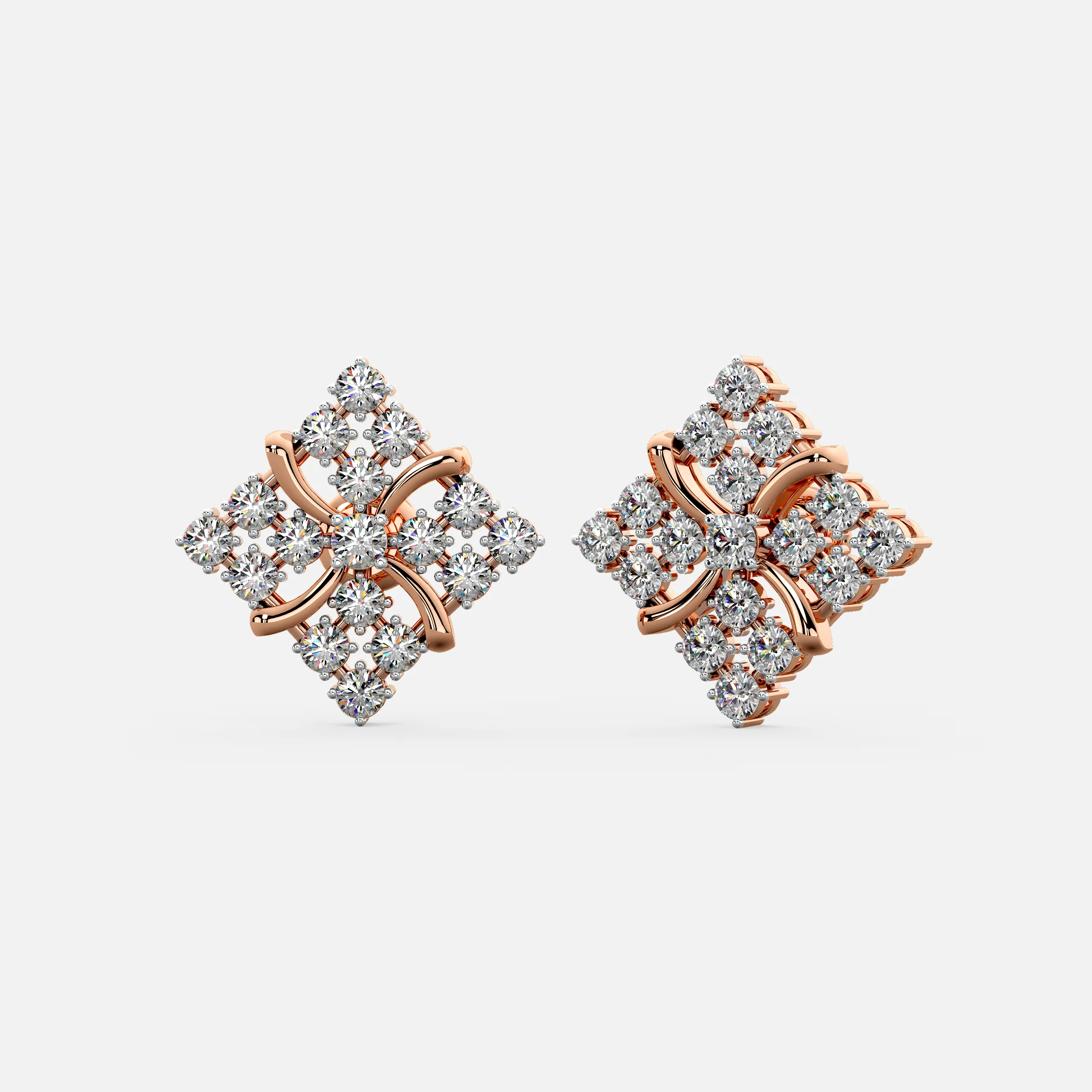 Eternal Blossom Diamond Earrings
