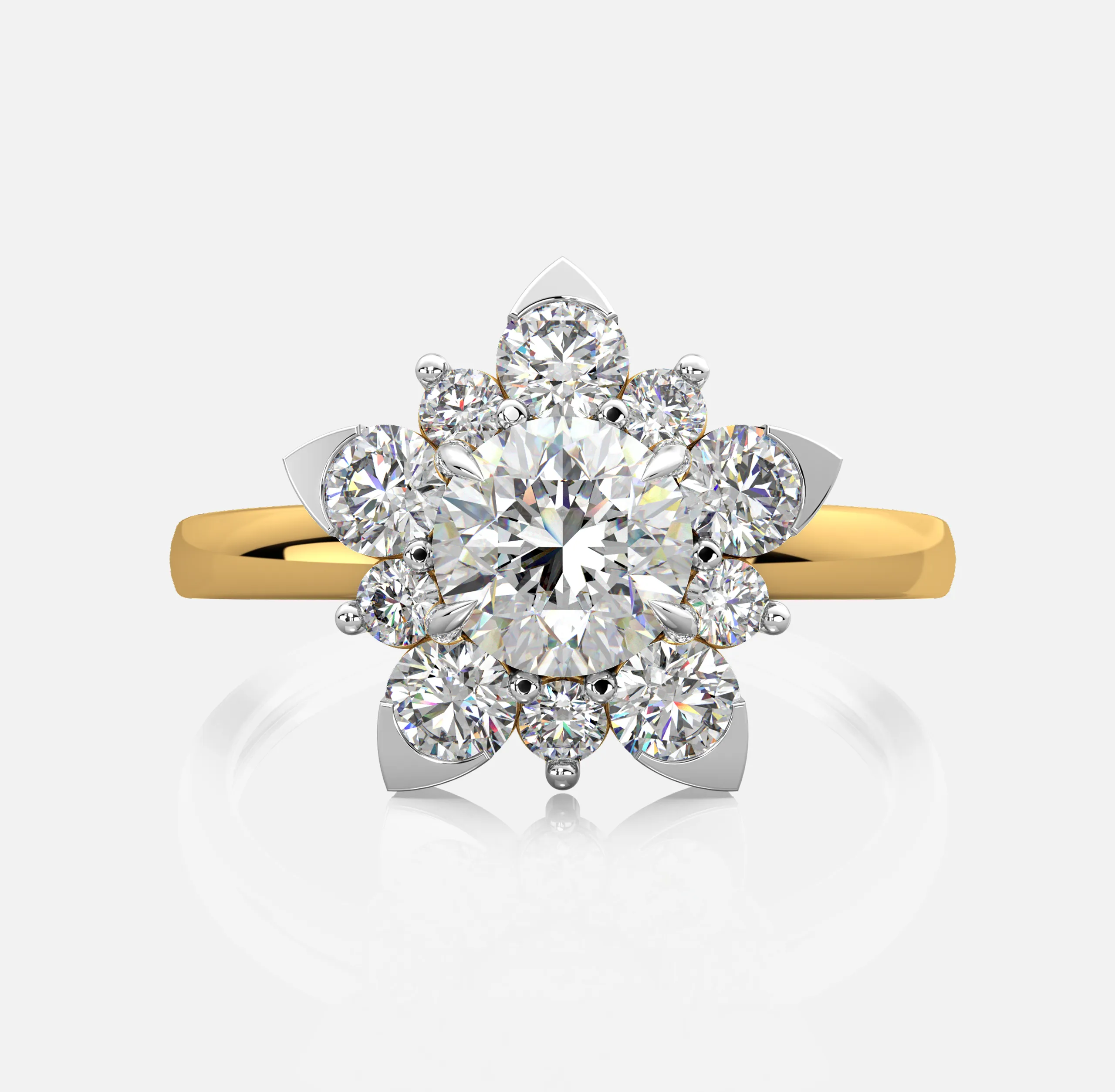 Timeless Floral Diamond Ring