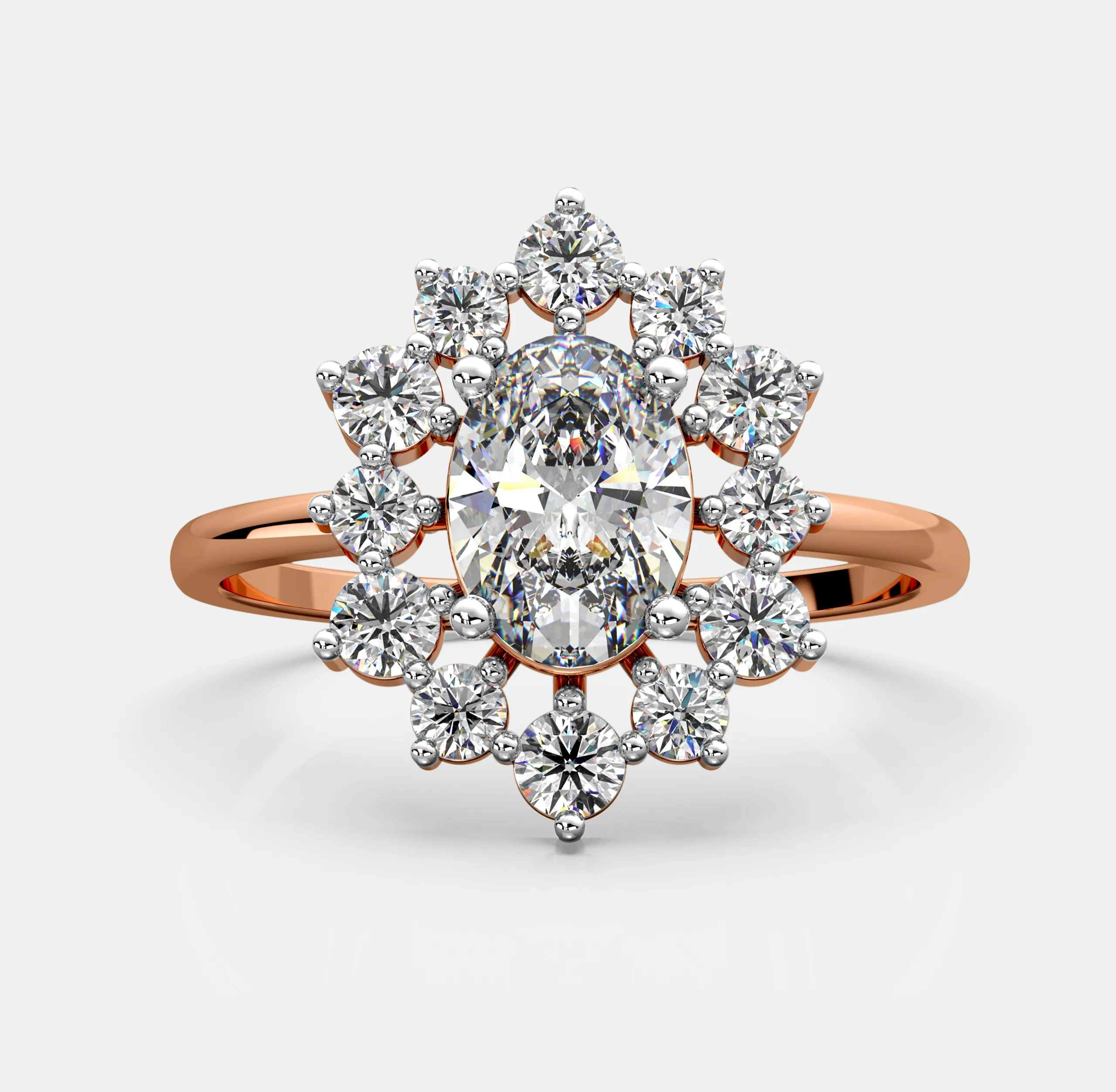 Ovalora Bloom Diamond Ring