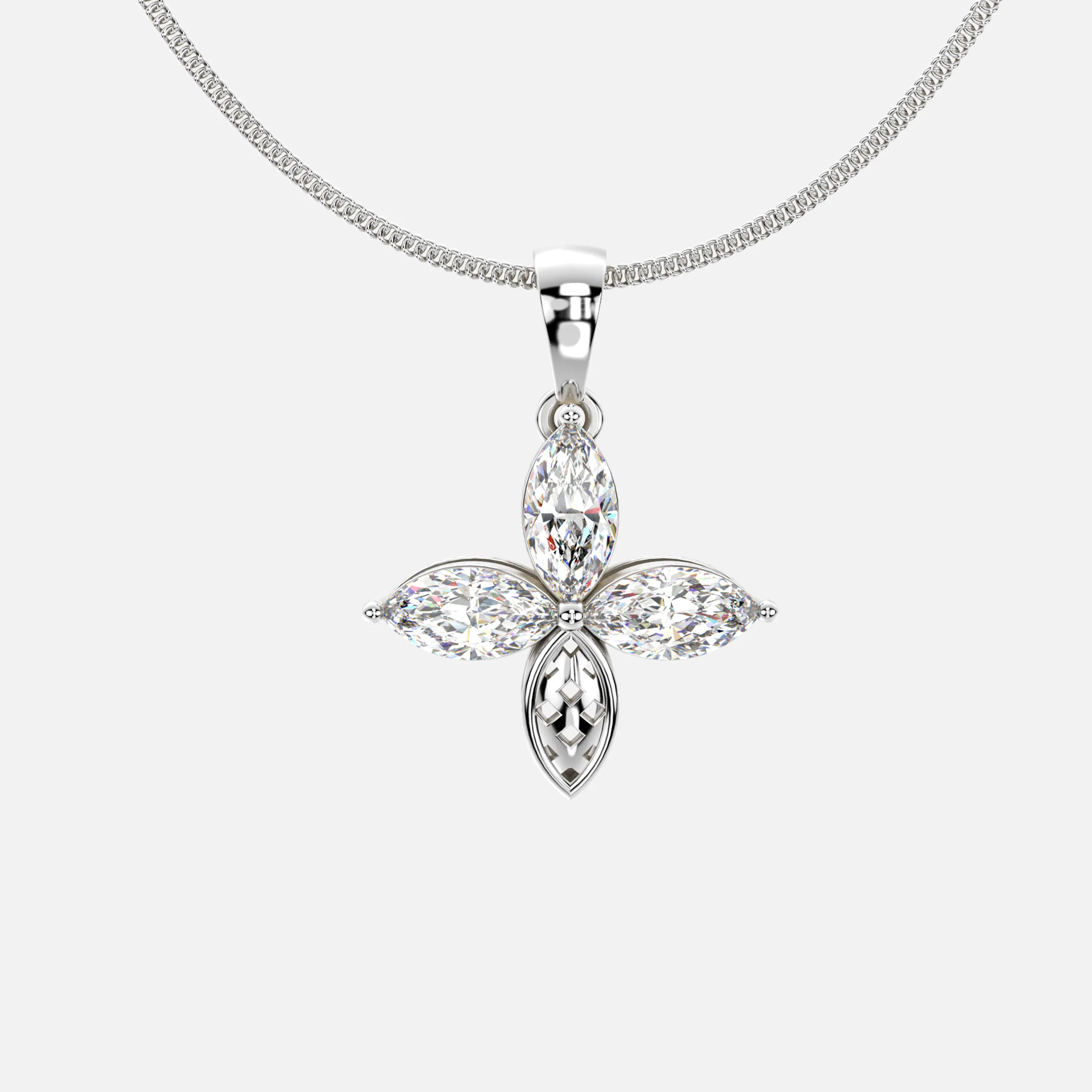 Marquise Bliss Diamond Pendant
